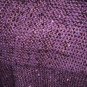 Glitzy plum sweater